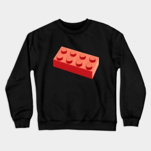 Red building brick. Crewneck Sweatshirt